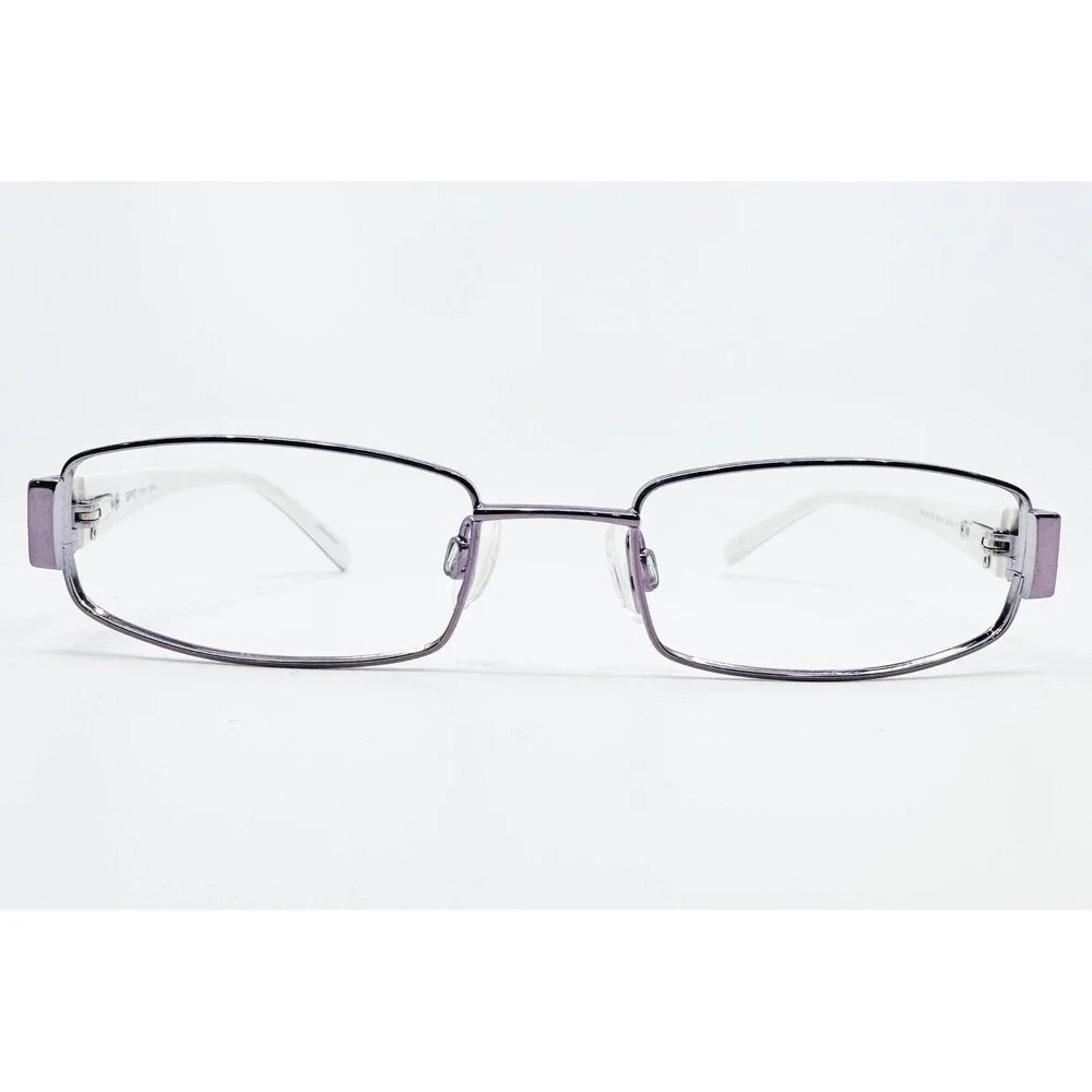 Esprit Eyeglasses Womens Purple ET9324 Rectangle Metal Frames 49-18-135